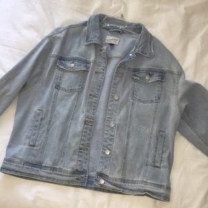 Oversized denim jacket